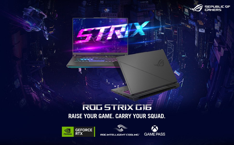 Elevate Every Frame: The ASUS ROG Strix G16 is a True Game-Changer